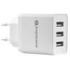 everActive Ładowarka sieciowa 3x USB 3,4A Iq smart charging Biała
